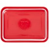 Pyrex 1075430 Refractario para Almacenamiento Capacidad 3 Tazas Tapa Roja
