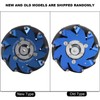 4in Mecanum Wheel Right Aluminum with TPU Rubber Rollers Industrial