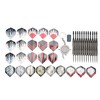 12Pcs Dart Set Stainless Steel Tip Anti Fall Competitive Entertaining