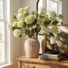 Riceshoot 6 Pcs Hydrangea Artificial Flowers, 30Inch Faux Silk Hydrangea