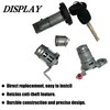 FCBJX Lock Cylinder Set for Ignition Switch,Door Handle, Tailgate Latch