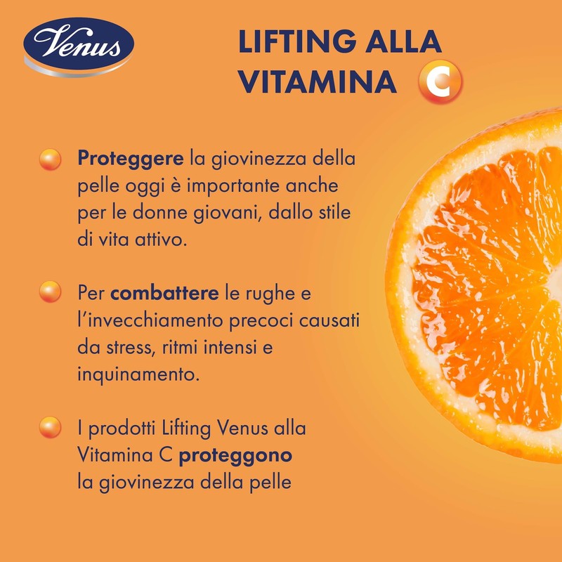 Venus, Magic Lifting Lampo Effetto Glow, Con Vitamina C, Creatina