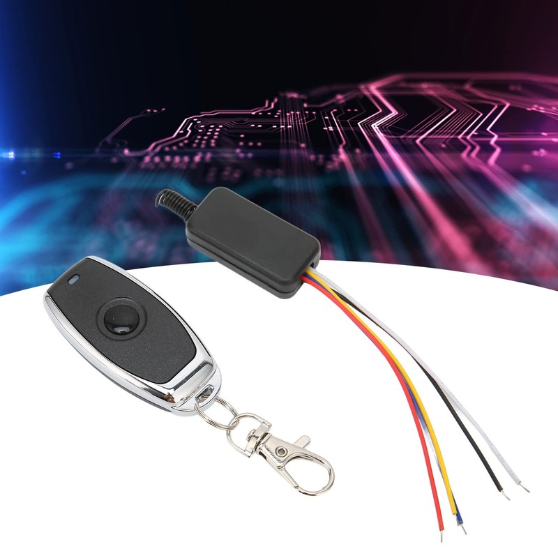 Relay Remote Switch, DC3.5V-DC12V 433MHz Radio RF Transmitter Receiver Module