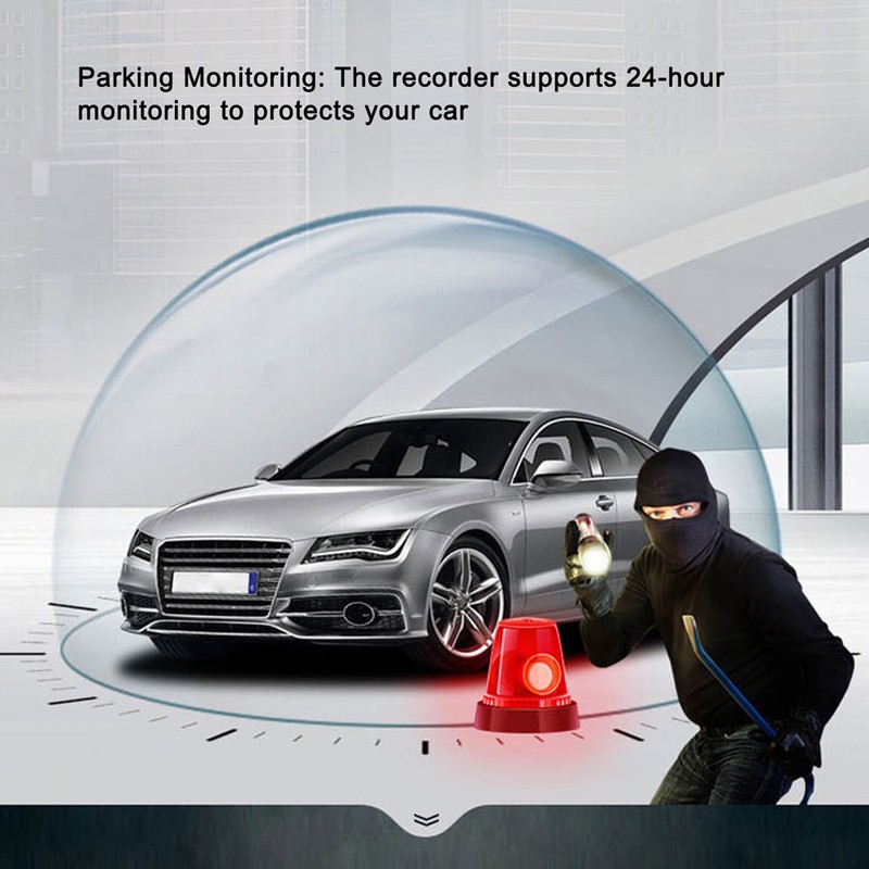 1080P DVR Dash Camera Front & Inside Dual Camera Car