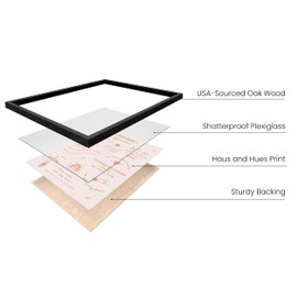 HAUS AND HUES Positive Affirmations Positive Quotes Wall Decor Positive Affirmations Wall Decor, Self Love Poster, Girls Inspirational Wall Decor, Positive Affirmations - 12"x16" - Unframed