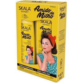 Almido de Milho Shampoo & Conditioner - Infused with Pure 100% Natural Ingredients Vegan Formula Experience Healthier, Fuller & Thicker Looking Hair - Imported from Brazil Y