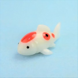 folkart cute handmade glasswork carp