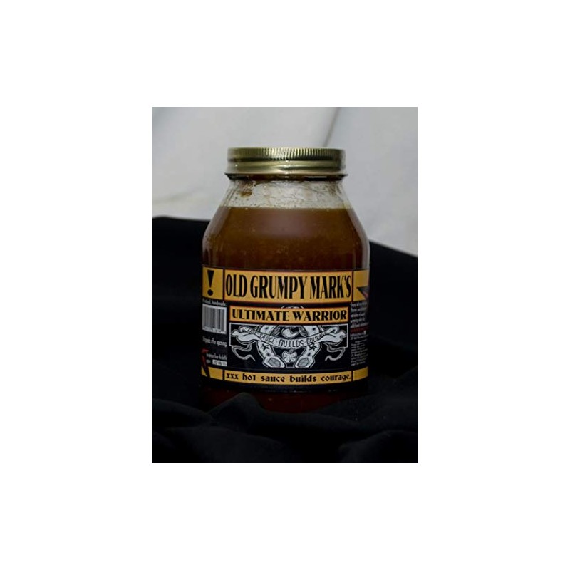 Old Grumpy Marks, Ultimate Warrior, Habanero Pepper, Hot Sauce, 5