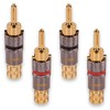 Rembus BS-119 High End Banana Plugs Gold-Plated Pack of 4