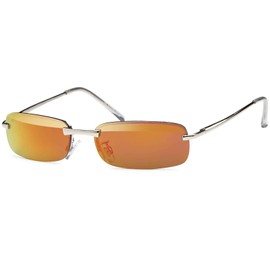 Men's Sunglasses Rectangle Glasses New Wayfarer Matrix Evo Aviator Aviator Glasses - Red, One Size