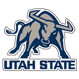 Craftique Utah State Decal (Utah State Bull Decal (3''4''6''12''), 3 in)