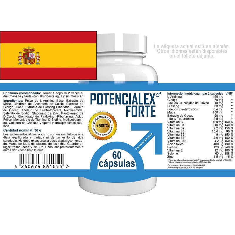 Potencialex Forte 60 Capsules