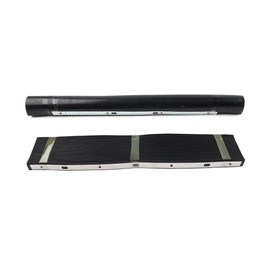 Bacar CNC Milling Machine Accordion Dust Cover, Rubber Foldable Mill Guard 400mm x 600mm Black for Bridgeport 2pcs Front and Back