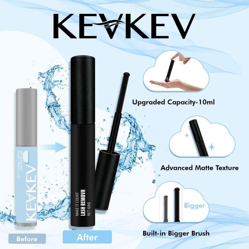 KevKev Cluster Lash Glue Remover Eyelash Remover for Lash Clusters