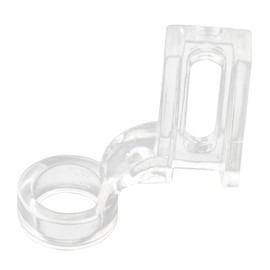 DREAMSTITCH Clarity Clear High Shank Ruler Free Motion Darning Patchwork Presser Foot 1/4"(Quarter Inch) for Frame Quilting Embroidery Fit Janome1600P1600P-DX1600P-QC1600Series Pfaff Grand -Ruft-P-HS