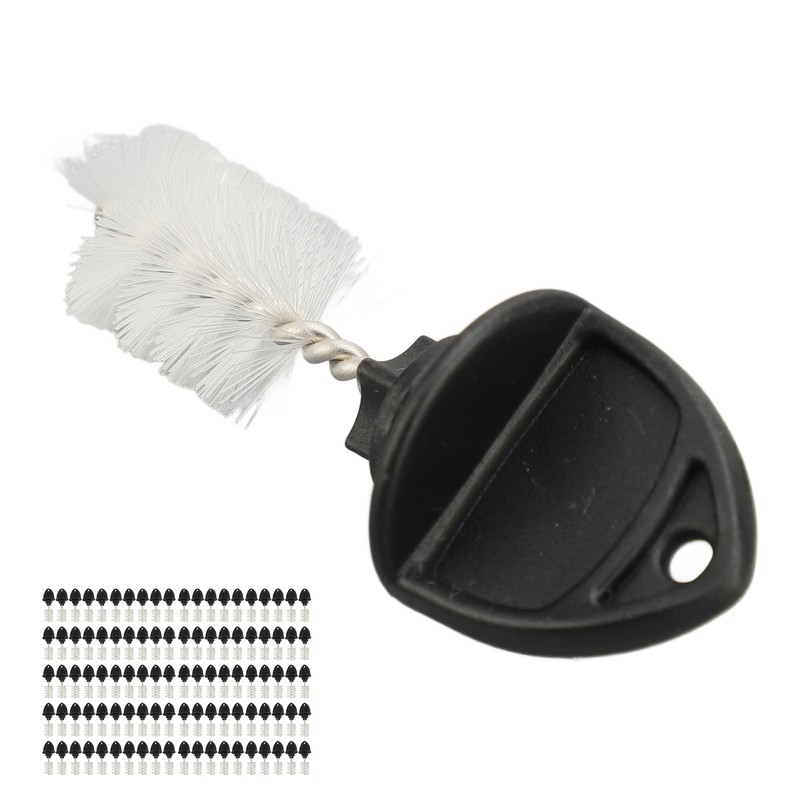 100Pcs Beer Plugs Tap Brush Dustproof Multifunctional Nylon Cleaning Brush