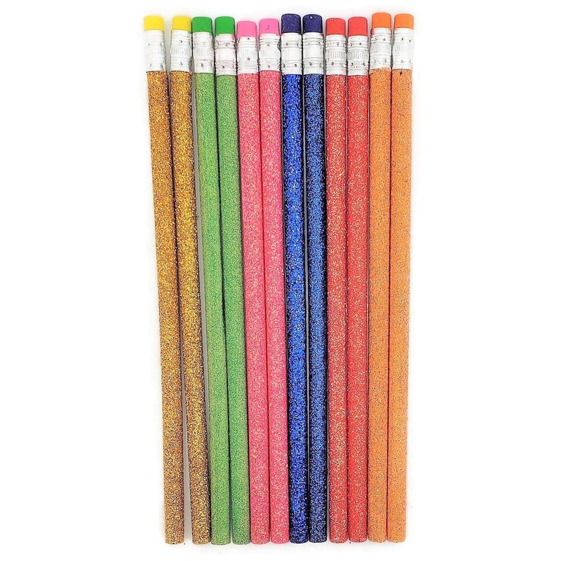 Sparkle Glitter Fun #2 Lead 7.5" Pencils (24 Pack) 6