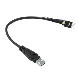 Gintai USB 9-Pin Male Motherboard to USB 2.0 Type A Male 9-Pin USB Motherboard Male Header to Single USB 2.0
