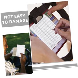 Parliky 15-Pack Golf Scorecard Keeper Book Sturdy Copper Coated Paper Scorecards for Recording Golf Stats for Competitions and Practice