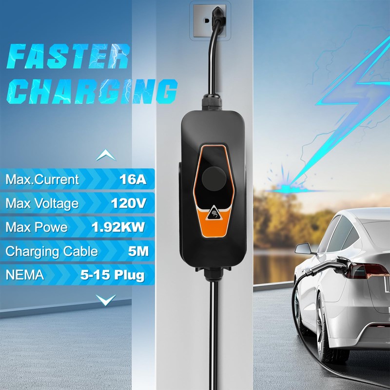 Orceed Portable EV Charger Level 2, 40Amp 240V, Electric Vehicle