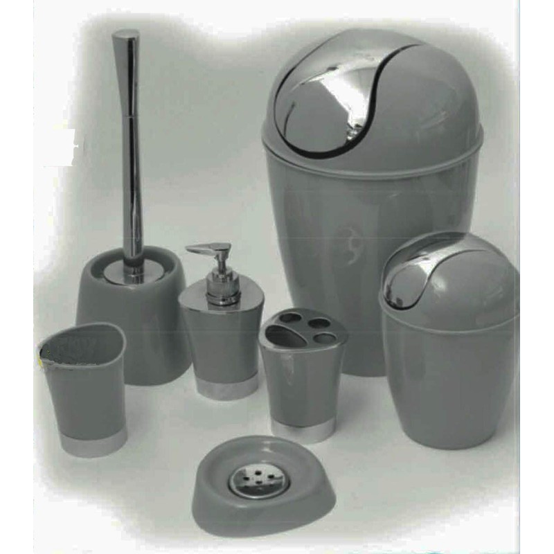 EVIDECO French Home Goods 6318N180 Moderner Zahnbürsten-und Zahnpasta-Halter mit Chromsockel,