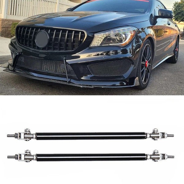 Unbranded Car Universal Adjustable Front Bumper Lip Splitter Strut Rods