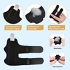 Finger Splints, 2pcs Finger Braces with 6pcs Nylon Sleeves for