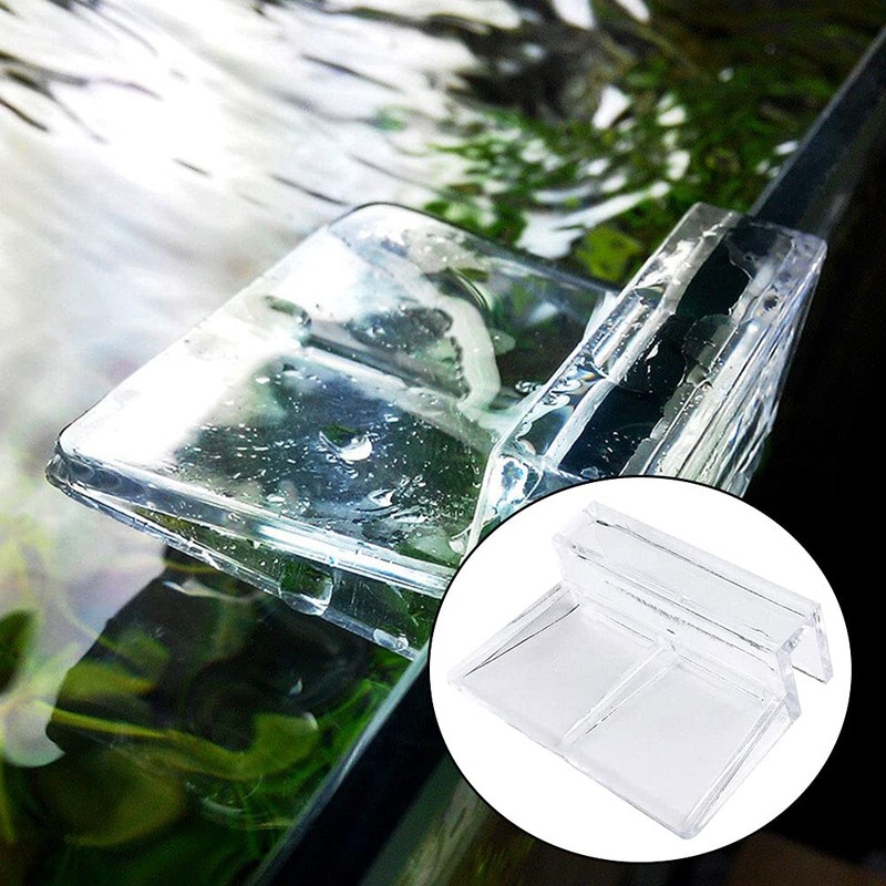 8 Pieces 0.5 inch (12 mm) Aquarium Glass Lid Receptor,