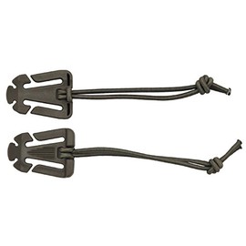 MFH Molle Pack of 2 Clip with Rubber Strap Buckle Backpack Clips Assorted Colours, beige