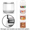 BeneLabel Stackable Food Storage Containers with Twist Lock System -