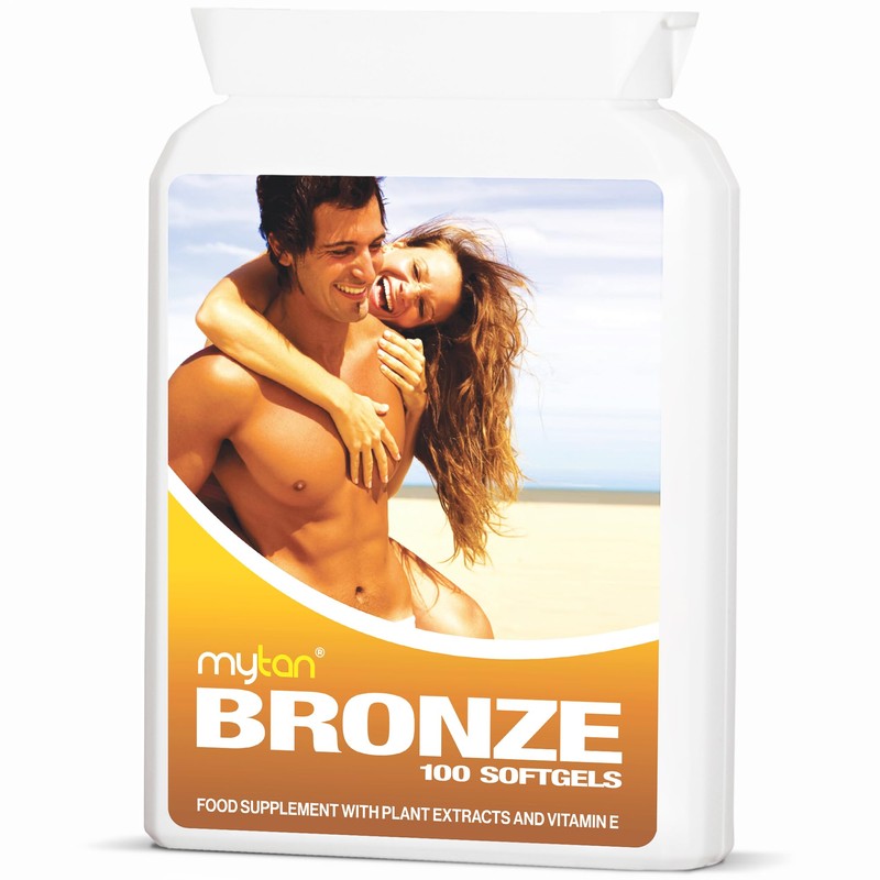 MyTan Bronze Tanning Pills Twin Pack | Sun Tan Supplement