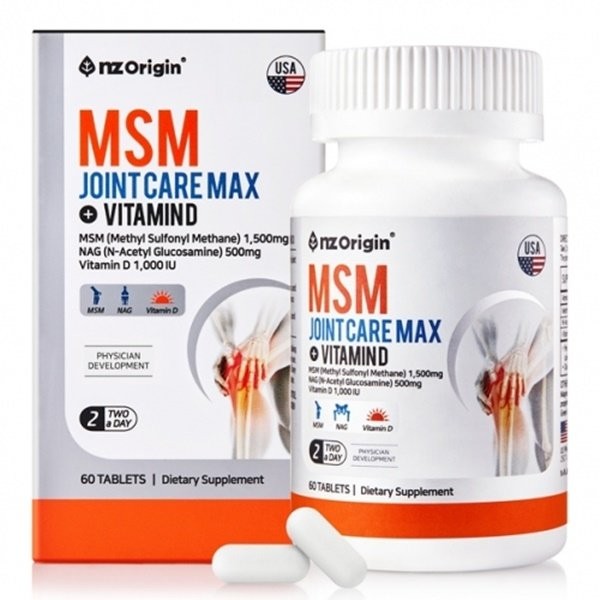 Enget Origin MSM Joint Care Max + Vitamin D (1,350mg