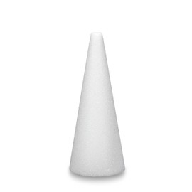 FloraCraft CraftFōM 2 Piece Cone 2.75 Inch x 6 Inch White
