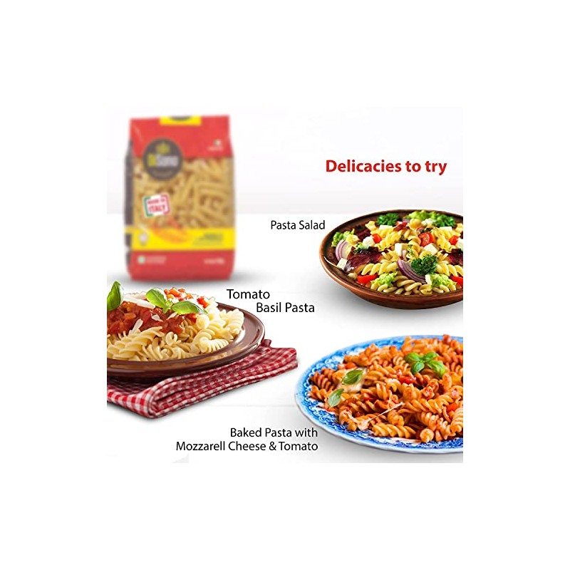 METREY Fusilli Durum Wheat Pasta, 500g