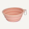 Dan & Sam Collapsible Travel Bowl Blush - Large, Portable