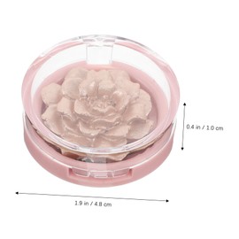 FOMIYES 3d Sculpted Highlighter Powder Palette for Face Cheeks Shimmering Makeup Radiant Glow for Women
