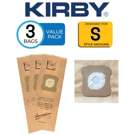 Kirby Generation 3 G3 197289 Disposable Brown Filter Bags 3 Pack