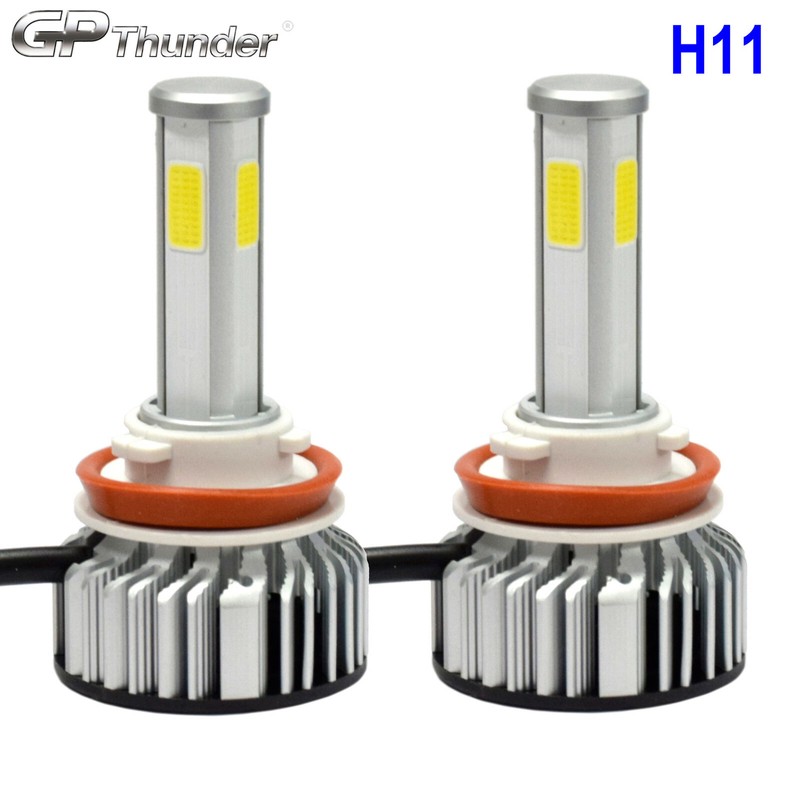 GP Thunder 2Pair 9005 + H11 4-Sides Shortest LED Headlight