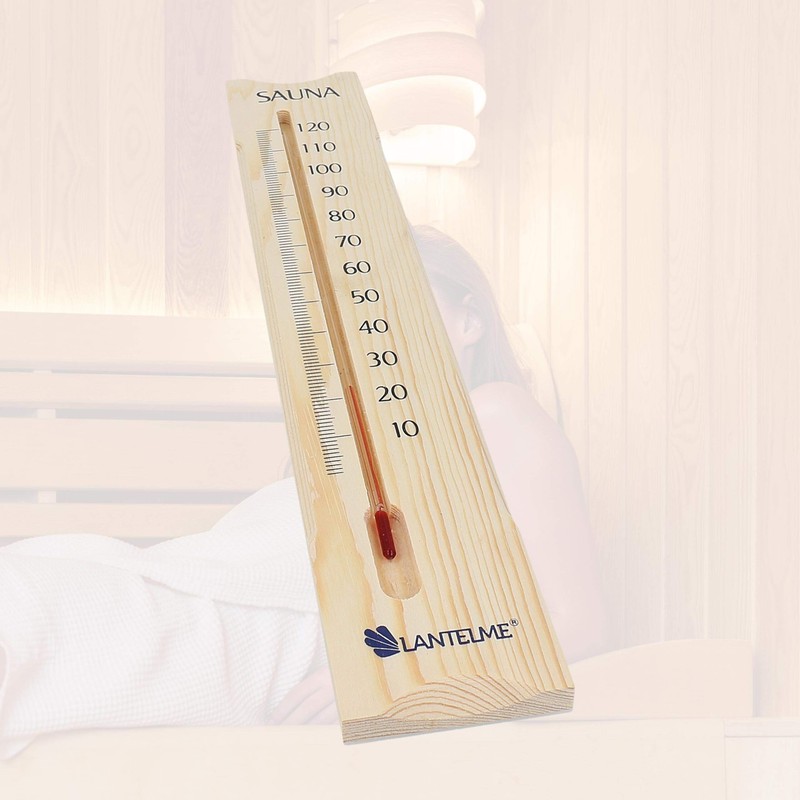 Lantelme Wooden Sauna Thermometer 38 cm Temperature up to 120