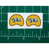 Ed White Commanders Football Gumball Helmets *DIECUT DECALS ONLY* High