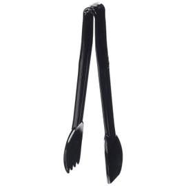 Genware NEV-4609-03 Tong, Salad 9", Black