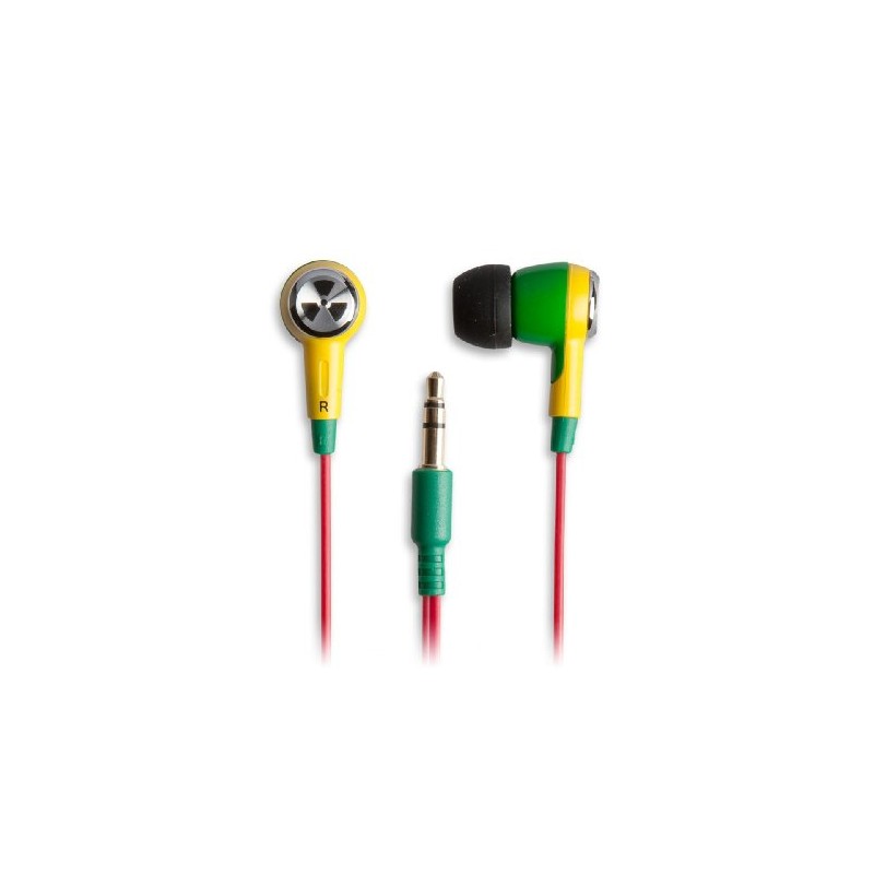 EarPollution Ozone Earbuds - Green/Yellow (EP-OZONE-GY-03)