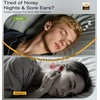 45dB Ear Plugs for Sleeping Noise Cancelling, Secure, All-Night Fit,Reusable