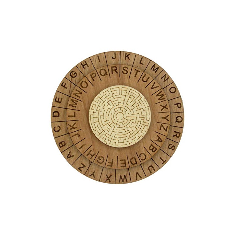 Labyrinth Cipher Wheel - Premium Escape Room Decoder Ring and