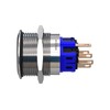 Metzler - Pressure Switch 25mm - LED Ring Lighting Green