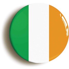 Ozorath IRELAND BADGE BUTTON PIN (Size is 1inch/25mm diameter) ÉIRE IRISH FLAG TRICOLOUR