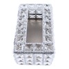 Crystal Tissue Dispenser Elegant Crystal Napkin Holder Decorative Facial Tissue