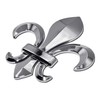 Elektroplate Fleur-de-Lis 3D Chrome OEM Emblem for Cars, Trucks, and