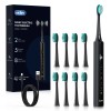 SEJOY Sonic Electric Toothbrush Rechargeable With 8 Brush Heads 5
