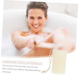 FOMIYES Body Scrubber Set Natural Organic Sponges Exfoliating Bath Towel for Daily Skin Care